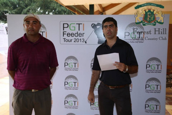 Prize presentation of PGTI Feeder Tour at FHR in 2013